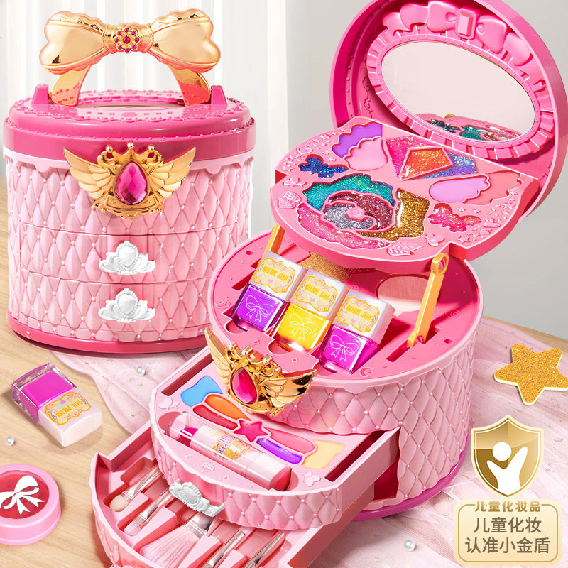 儿童化妆品玩具套装小孩子宝宝公主彩妆盒女童过家家女孩生日礼物