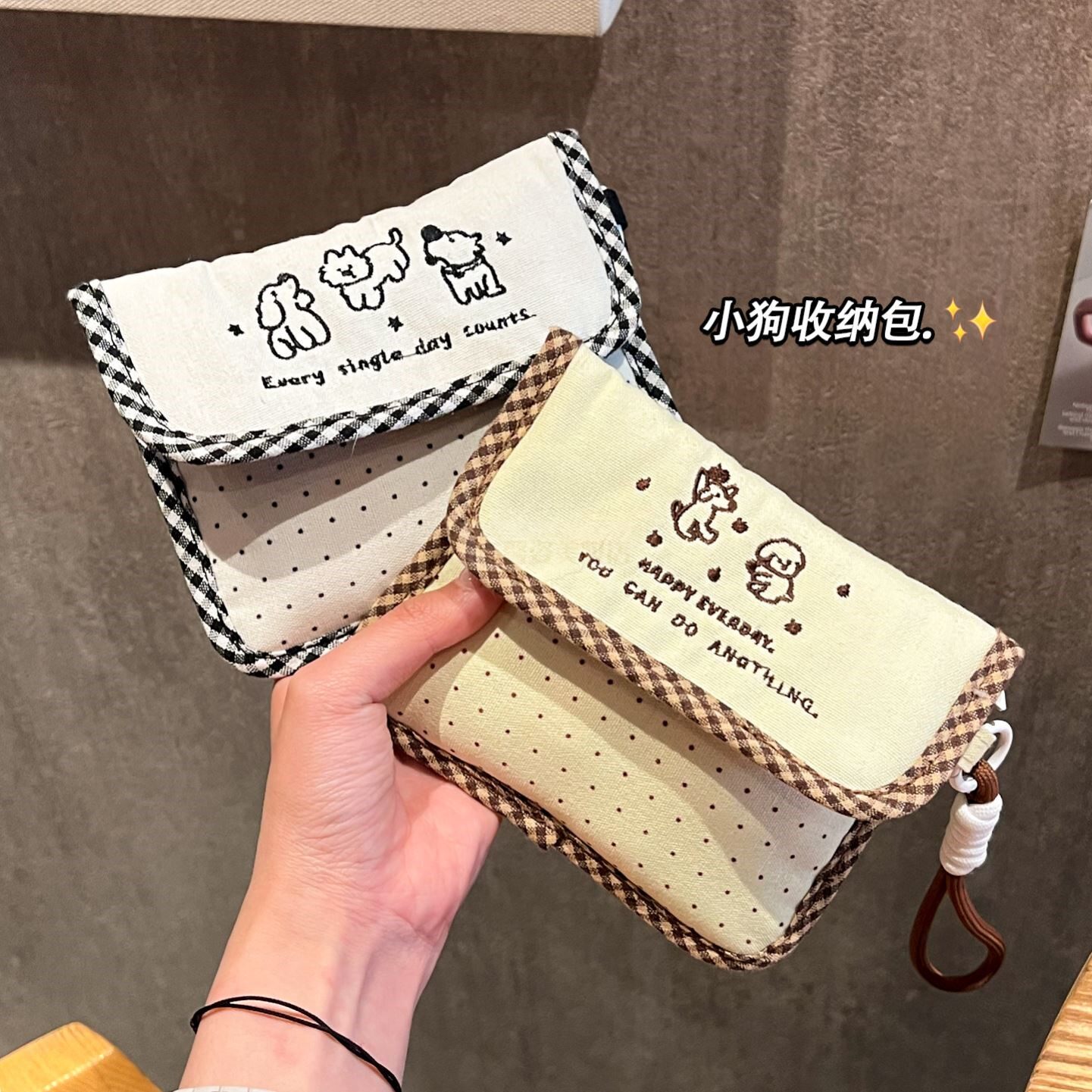 姨妈巾收纳包便携式小型杂物月事外出简约学生随身小包小型零钱包