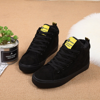 人本加绒加厚网红防水雪地靴