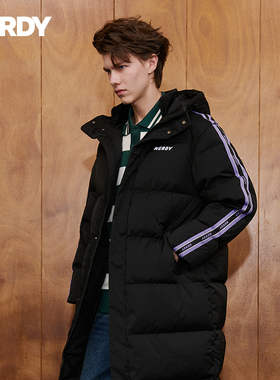 NERDY2024秋冬情侣串标长短款羽绒服宽松休闲保暖加厚羽绒外套女