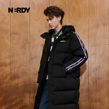 【发财生日会】NERDY情侣长款串标羽绒服