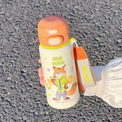 疯狂动物城316不锈钢保温水杯子