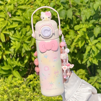 高颜值保温杯女生316不锈钢水杯