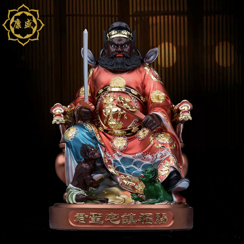 钟馗神像树脂家用摆件