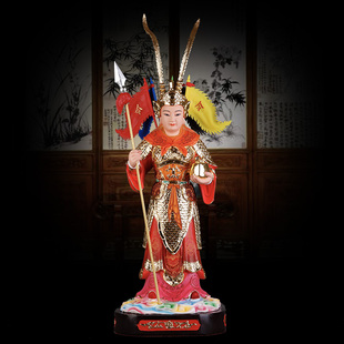 杨门女将穆桂英神像 女将军樊梨花像女将军树脂居家桌面摆件