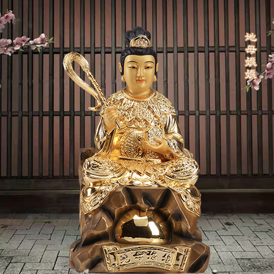 鎏金地母娘娘道家佛像