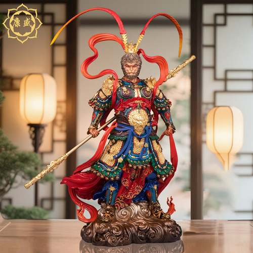 齐天大圣铜像大圣归来孙悟空神像斗战胜佛佛像西游记家用供奉摆件