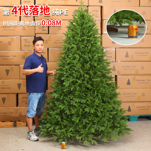 纯PE圣诞树客厅落地豪华加密2025