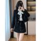 名媛小众外套半身 裙女秋冬长袖 ROUMIKL法式 富家千金感小香风套装