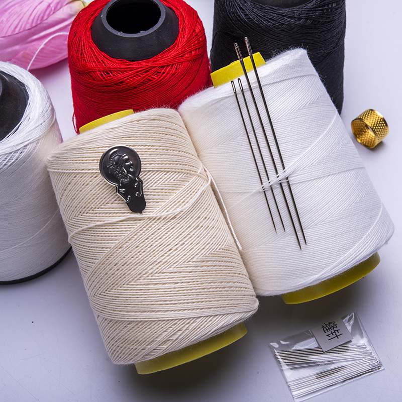 缝被子线家用针线白棉线手缝3股涤纶缝被专用粗线缝纫线手工线团
