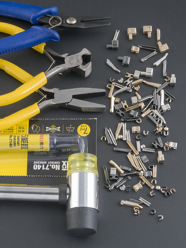 插口衣服修下止卡子拉链头配件