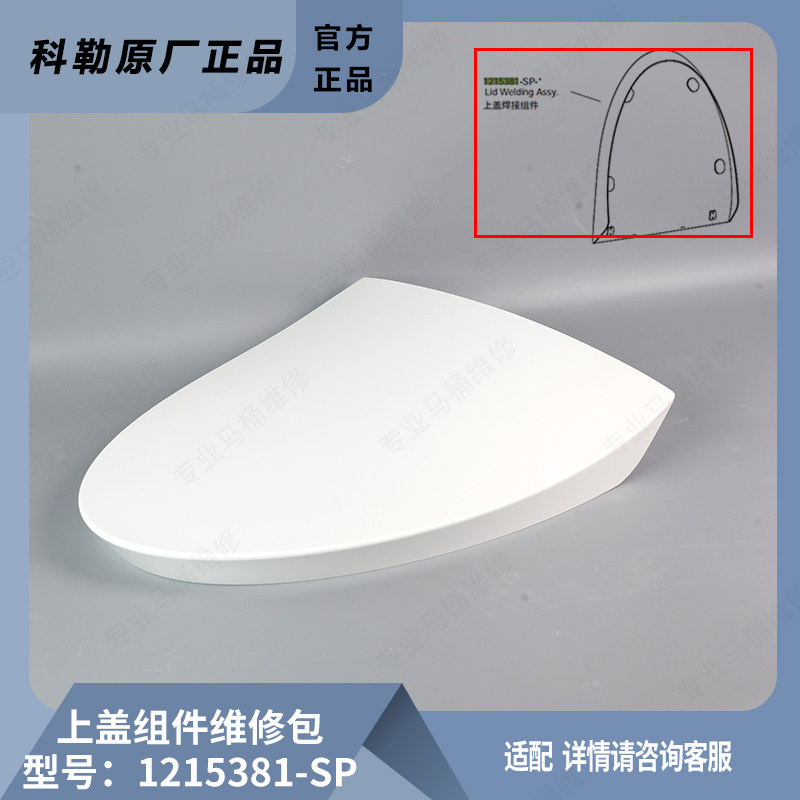 科勒原装正品电子马桶智能盖板上盖组件配件1215381适配K-5401T