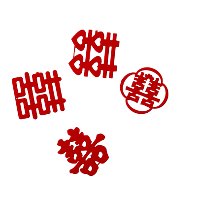 新婚小喜字手抛喜喜字装饰