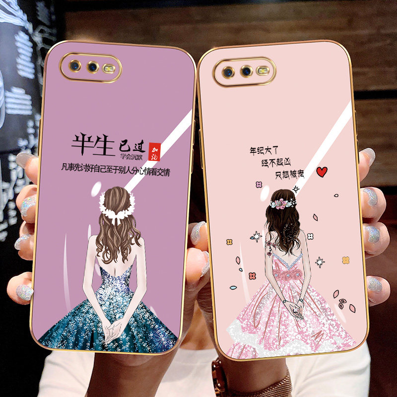 oppor15x手机壳oopok1直边电镀pbct30全包镜头防摔oppek1软壳保护套