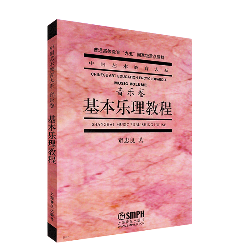 当当网正版基本乐理教程音乐卷乐理基础知识教材中国艺术教育大系上海音乐童忠良著乐理音程知识基础教材教程书乐理基础教材