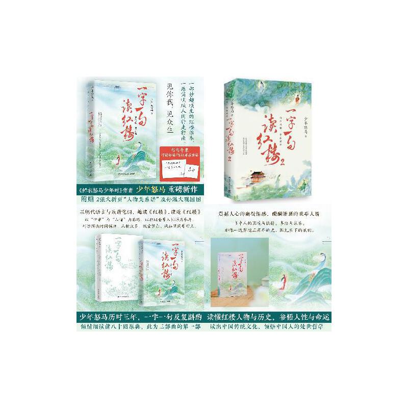 一字一句读红楼12鲜衣怒马少年时作者少年怒马新书2册妙趣横生的红楼梦读本
