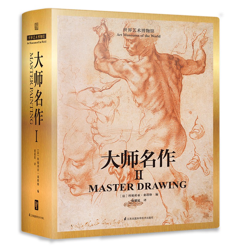 世界艺术博物馆 大师名作2 500年大师经典素描肖像头像画册 临摹向