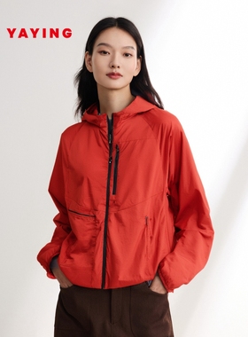 EP YAYING雅莹女装 户外实用运动一手长连帽外套 2025新款1301A