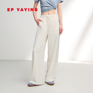 EP雅莹休闲直筒裤女 轻户外运动亲肤宽松裤子 2026春夏新款6439A