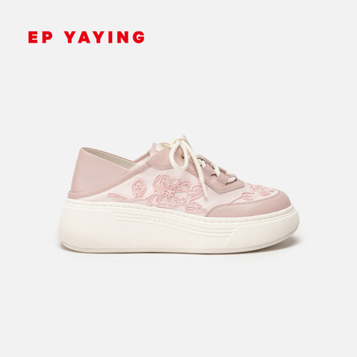 EPYAYING雅莹女鞋国风厚底拼接