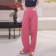 J620A 多巴胺粉色棉质高腰显瘦直筒牛仔裤 EP雅莹2025早秋新款 女装