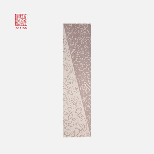 EP雅莹高端系列围巾 如意牡丹提花阿拉善羊绒围巾长巾 26新W401A