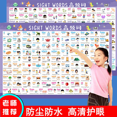 小学生英语高频词挂图