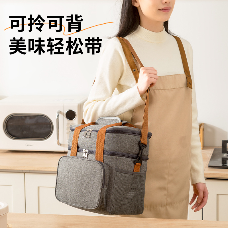 可印LOGO加厚保温饭盒包