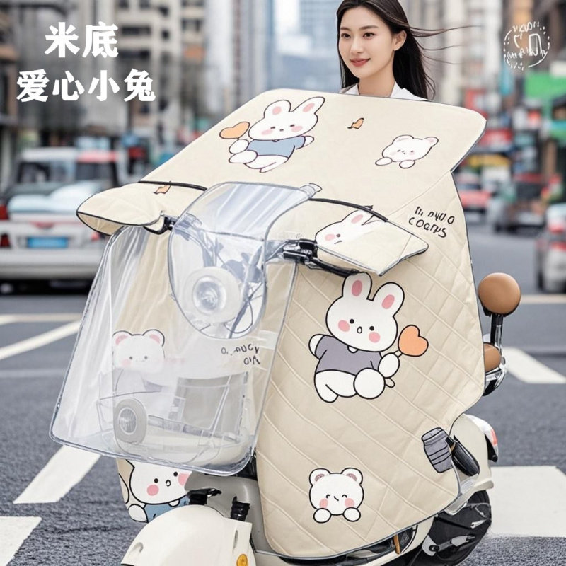 电动车遮阳罩防雨车框四季通用