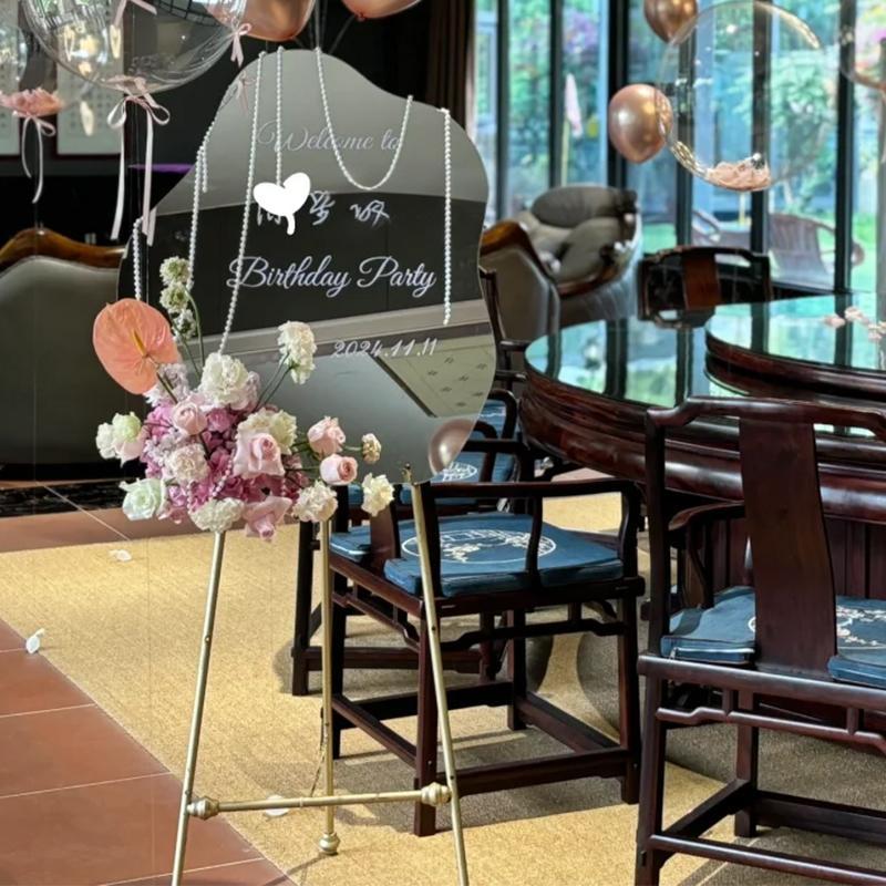 婚庆道具kt板背景支架可伸缩