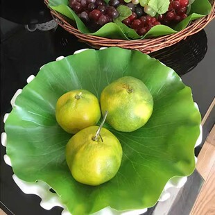 仿真芭蕉叶香蕉叶子垫底绿叶水果店垫底绿叶假芭蕉叶仿真盘子新鲜