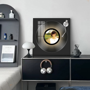 孙燕姿黑胶唱片LED发光音响装饰画客厅卧室明星摆件挂画音箱壁画