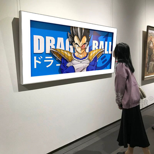 七龙珠装饰画客厅男孩卧室床头挂画卡通动漫贝吉塔孙悟空宿舍壁画