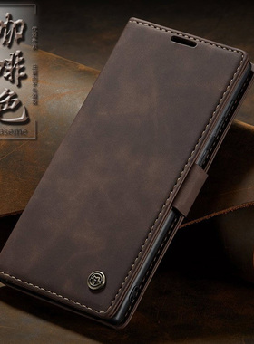 适用三星note20ultra手机壳note20u带插卡sm-N9860皮套质N9810硅胶N10翻盖式note10十保护外套男女5g防摔全包