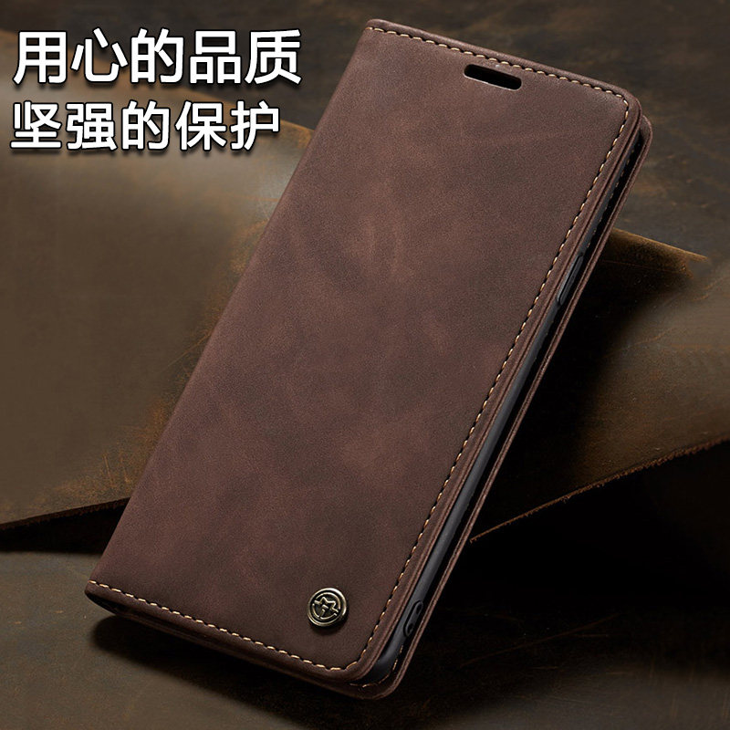 适用磁吸三星S21翻盖式手机壳S21FE可插卡21FE手机皮套G9900全包防摔G9910多功能男女款个性创意硅胶软壳双面
