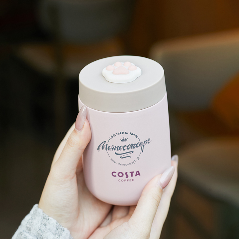 momo保温杯联名宽口女生小巧便携