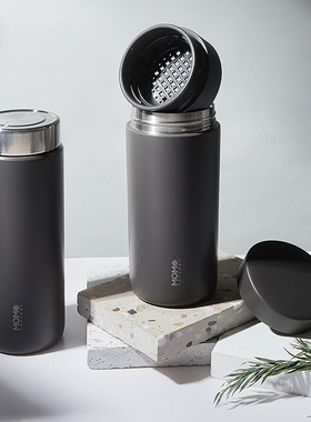 MOMO迷你保温杯男士咖啡杯便携生日礼物情侣商务泡茶水杯高档精致