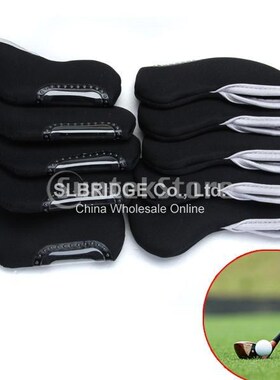10 golf iron head nylon cover case