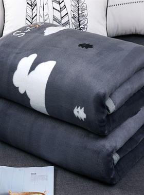 winter blanket soft warm quilt comforter Coral velvet blanke