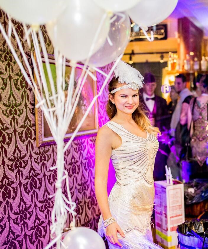 1920s Gatsby Charleston Bead Fringe Flapper costume Party