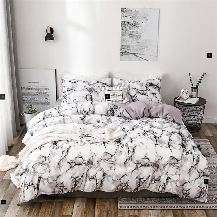 Bed sheets set quilt duvet cover pillow cases bedding 3 sets