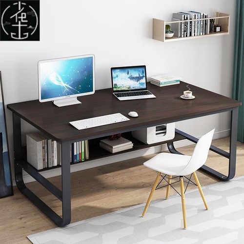 Simple computer office writing desk study table desktop 桌