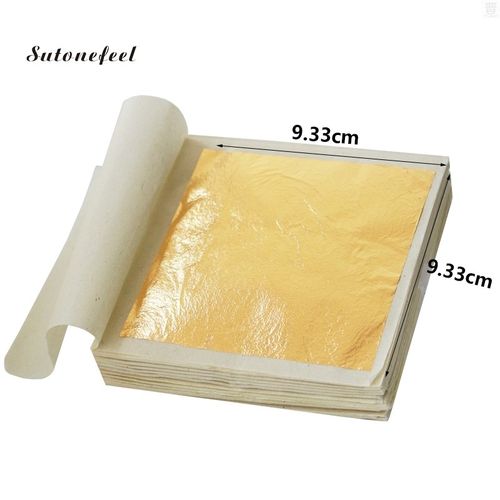 4.33/9.33cm Edible Gold Leaf Foil for Cake Decorative 24K