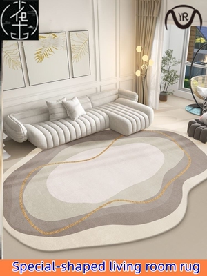 Living room rug shaped sofa bedroom floor mat carpet 地毯