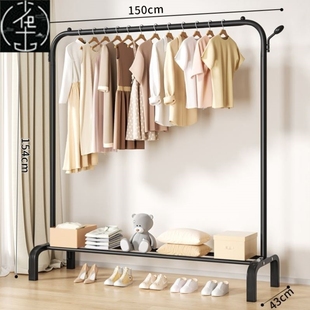 stand clothes wooden coat cloth hanger rack hat Big holder