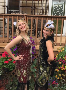 Women 1920s Gatsby Cocktail Sequin Art Deco Flapper Dress