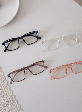 飒！好看上天的简约镜片平光眼镜