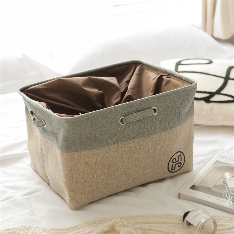 帆布超大容量玩具整理箱加厚收纳箱棉麻收纳袋袋子家用可折叠布艺