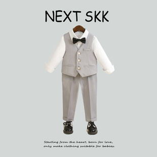 英国NEXT 男童周岁西服洋气男孩表演服花童婚礼绅士礼服 SKK春秋季