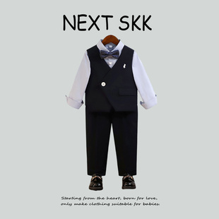 英国NEXT SKK春秋季男童周岁绅士西服套装花童表演服儿童洋气礼服